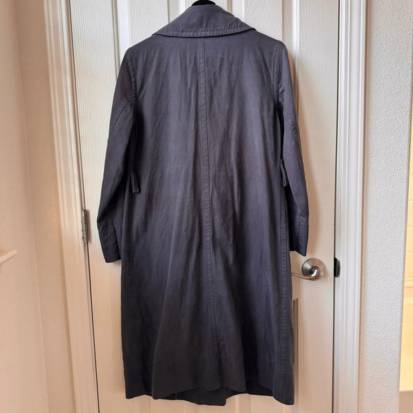 Everlane The Drape Outerwear Trench Coat Charcoal Grey XS Oversized NO BELT - Picture 4 of 11
